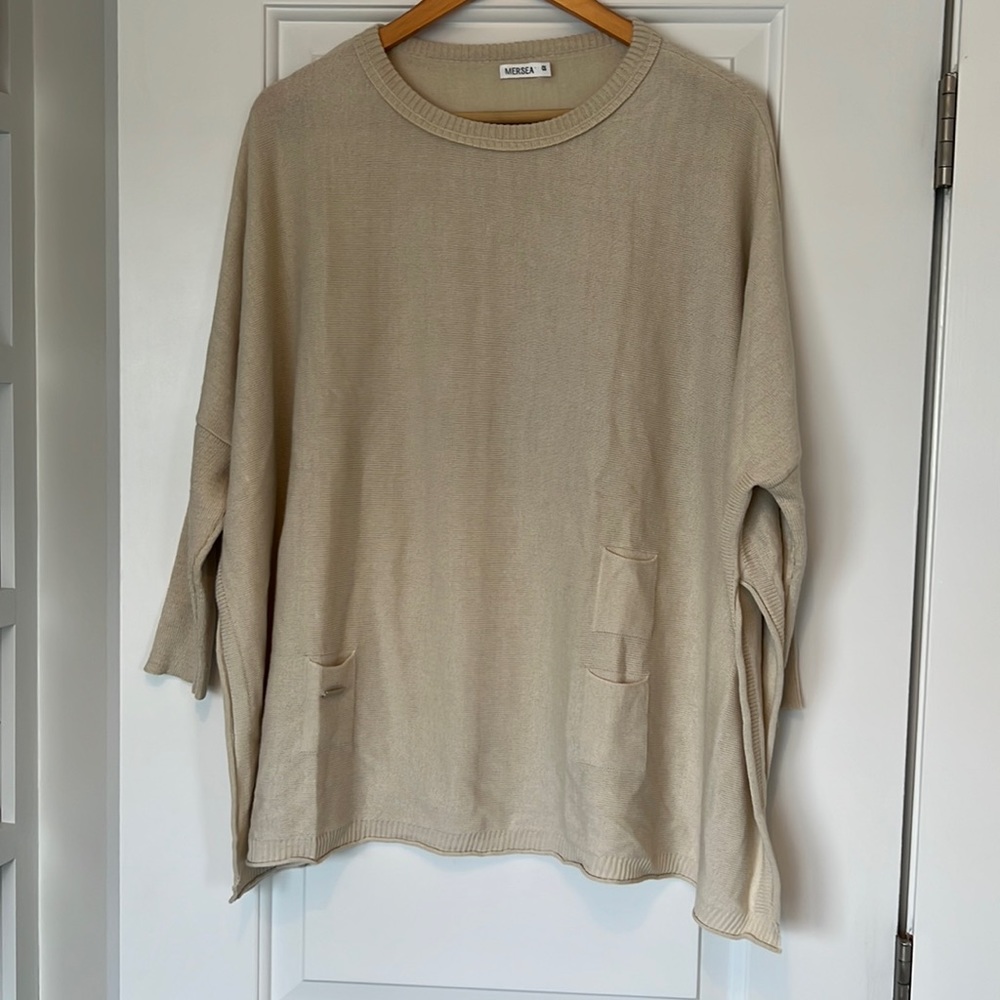 Mersea Catalina sweater ivory one size